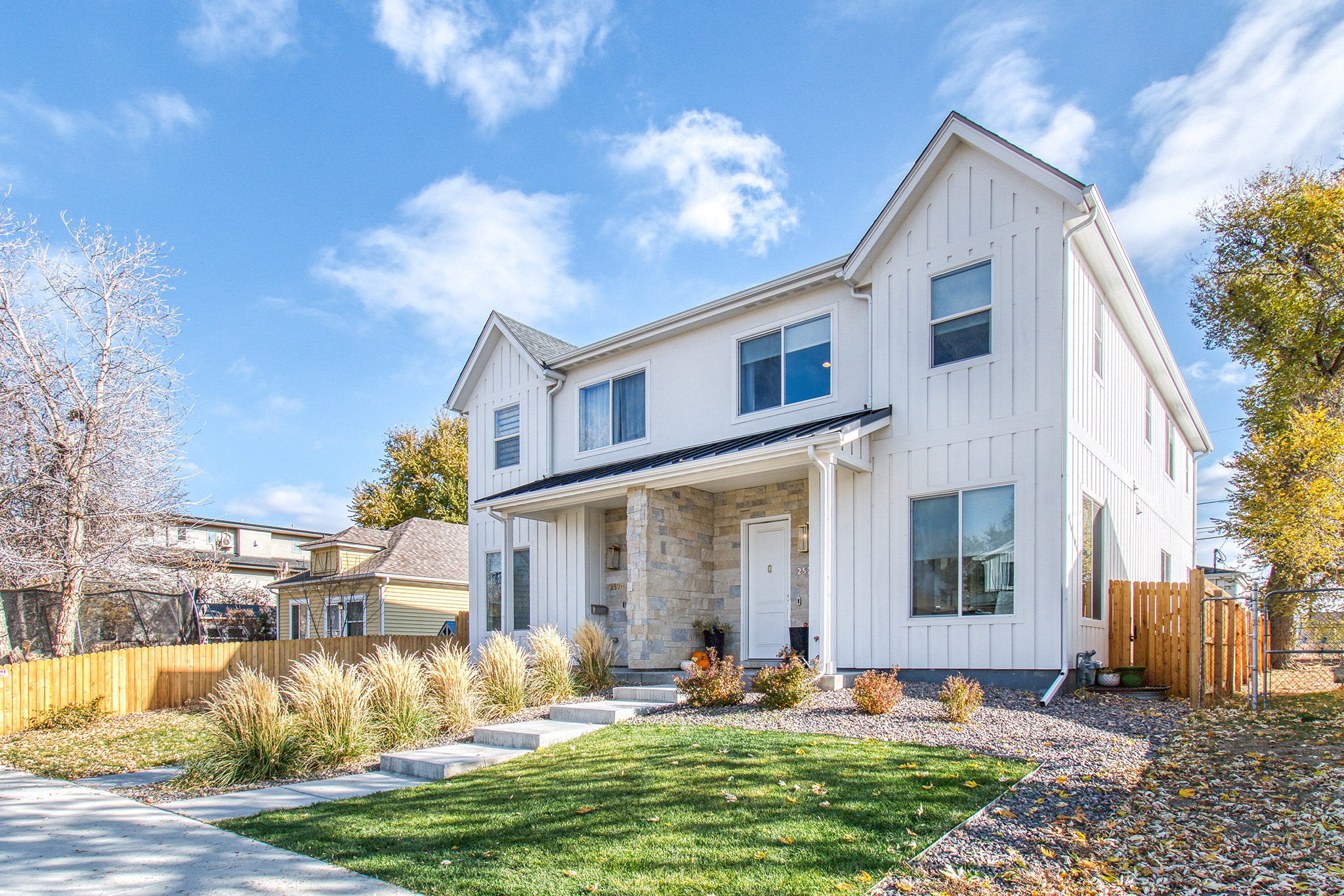 Exterior of Overland 4-Bed Townhome at 2572 S Cherokee St