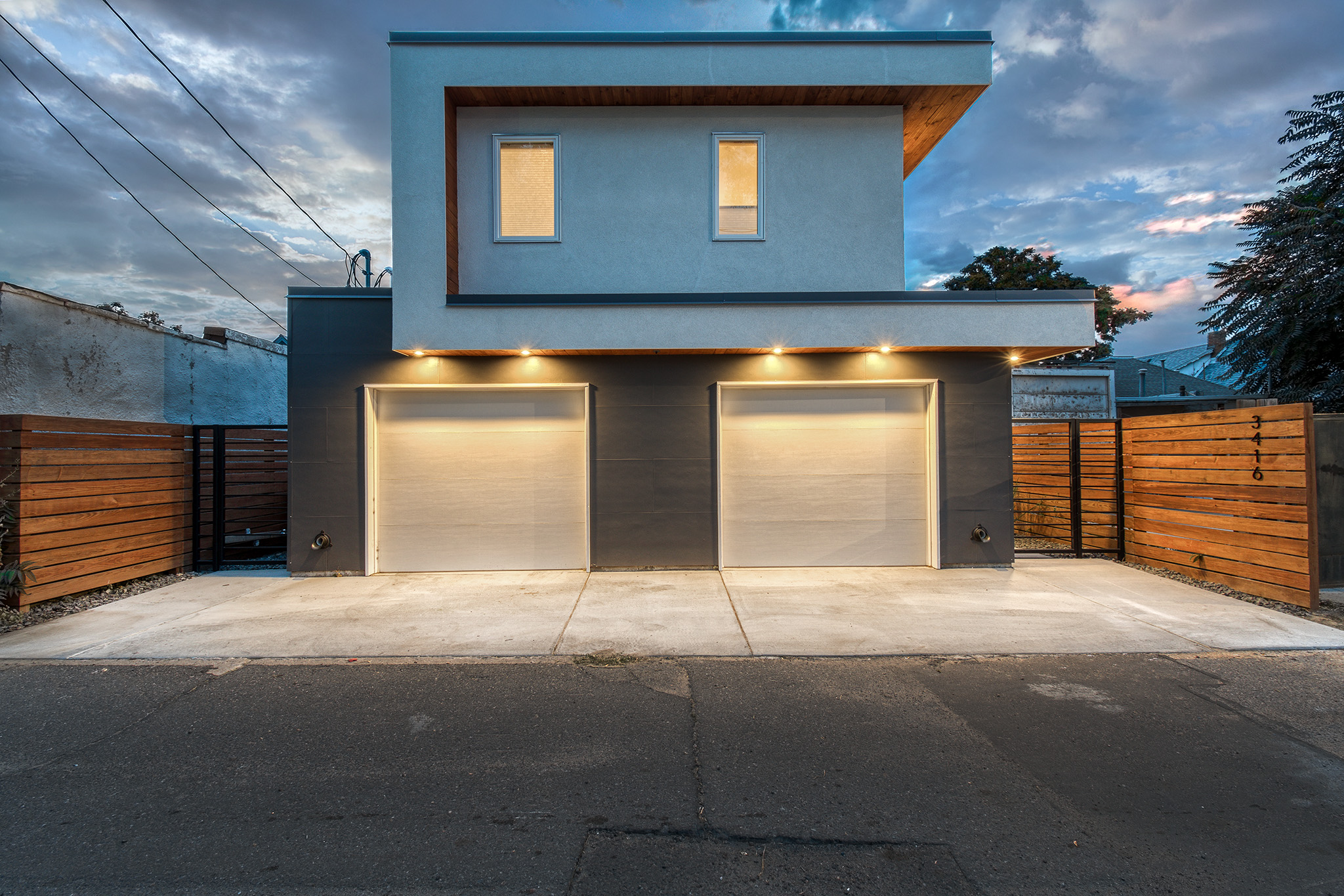 Denver rental properties – modern home exterior in Denver